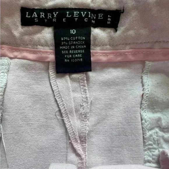 Larry Levine Light Pink Skirt with Embroidered Dogs super Cute Size 10 - Picture 3 of 7